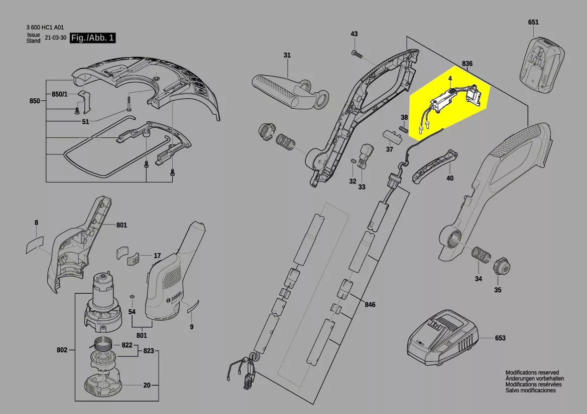 module électronique interrupteur réf. F 016 F05 642 Bosch